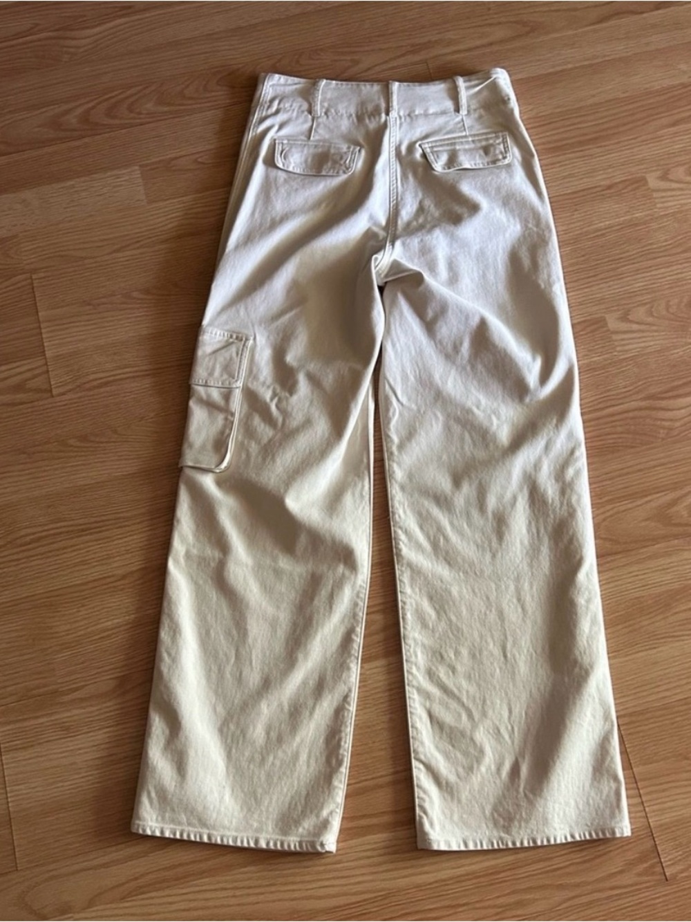 Wilfred Free Aritzia Beige Wide Leg Cargo Pants Women’s 6 - Picture 2 of 8